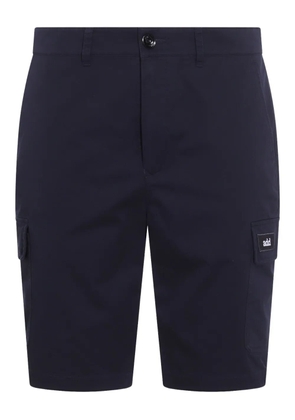 Add cotton cargo shorts - Blue