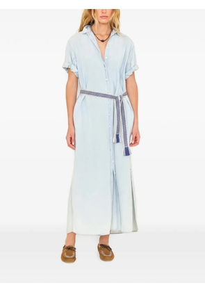 Xirena Linnet belted midi shirt dress - Blue
