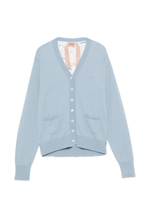 Nº21 V-neck cardigan - Blue