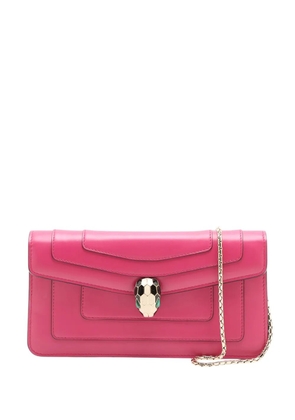 Bvlgari Pre-Owned 2010-2026 Leather Serpenti Forever Chain crossbody bag - Pink