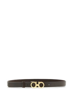 Ferragamo Gancini suede belt - Brown