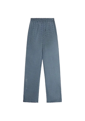 KITH Ida monogram silk trousers - Blue