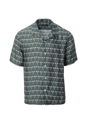 rag & bone Avery geometric-print shirt - Green