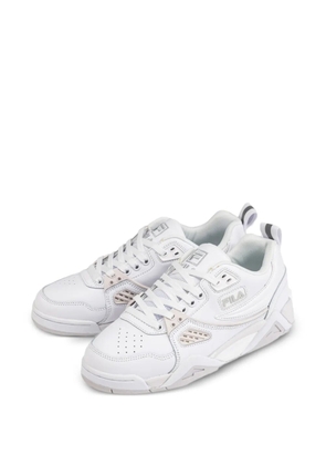Fila Casim panelled leather low-top sneakers - White