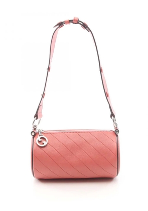 Gucci Pre-Owned 2022-2024 Mini Leather Blondie Barrel shoulder bag - Pink