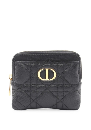 Christian Dior Pre-Owned 2010s Cannage Caro coin purse - Black