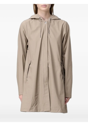 Rains hooded trench coat - Neutrals
