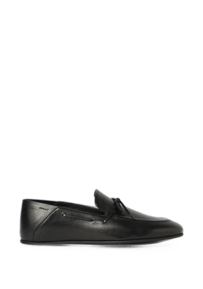 Bally bow-detail leather loafers - Black