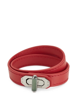 Shanghai Tang Tang Locket wrap bracelet - Red