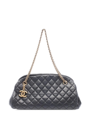 CHANEL Pre-Owned 2011 Medium Quilted Lambskin Just Mademoiselle Bowling Bag shoulder bag - Black