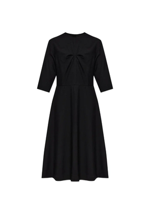 Marni twist-detail wool midi dress - Black