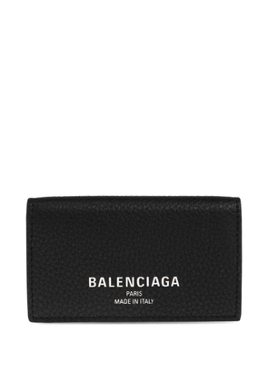 Balenciaga logo key wallet - Black