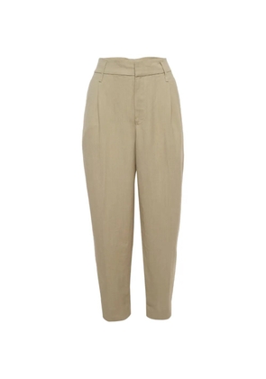 Brunello Cucinelli pleated straight-fit trousers - Neutrals