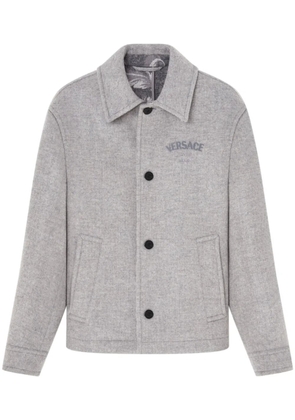 Versace wool-blend blouson jacket - Grey