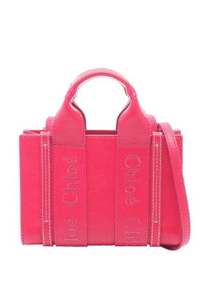 Chloé Pre-Owned 2010-2026 Mini Calfskin Woody satchel - Pink