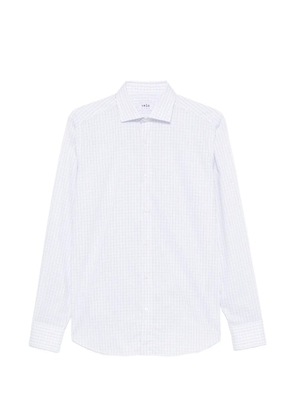 VELA SHOP checked long-sleeve shirt - White