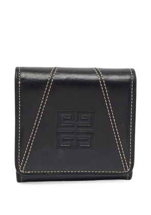 Givenchy Pre-Owned 4G monogram contrast-stitch wallet - Black