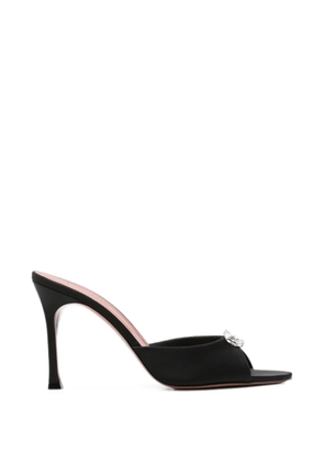Amina Muaddi Mini Camelia heeled sandals - Black