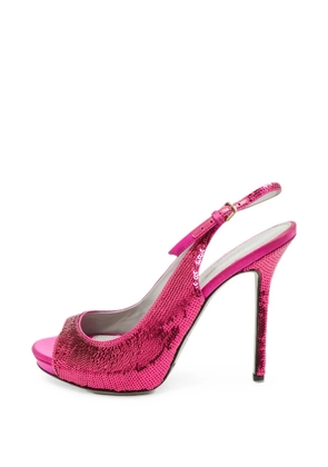 Sergio Rossi peep-toe sandals - Pink