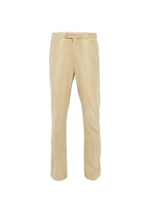 Ermenegildo Zegna Vintage corduroy-texture regular-fit trousers - Neutrals