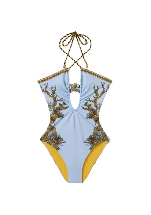 La DoubleJ Portal Suit placee swimsuit - Blue