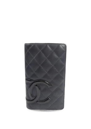 CHANEL Pre-Owned Cambon CC long wallet - Black