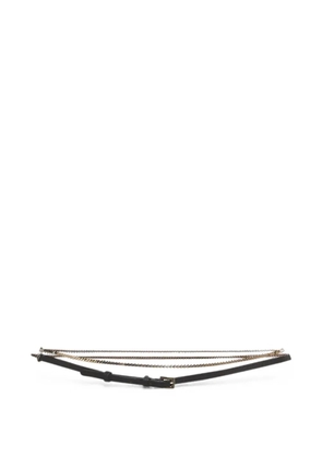 Valentino Garavani Pre-Owned chain-link belt - Black