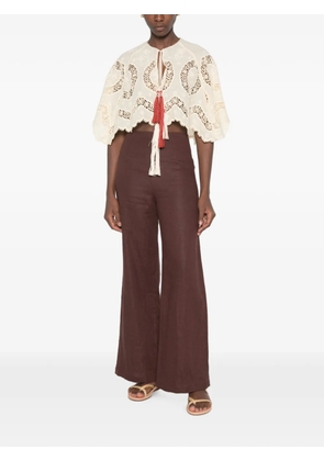 Johanna Ortiz tassel-detail blouse - Neutrals