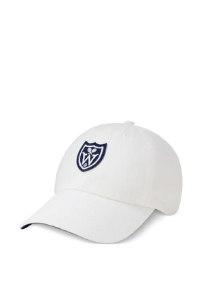 Polo Ralph Lauren x Wimbledon 2026 shield patch embroidered twill cap - White