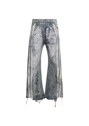 RIVINGTON ROI REBIS Apocrypha He Rose 2 distressed-effect jeans - Blue