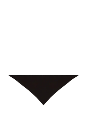 Brunello Cucinelli fine-knit triangular scarf - Black