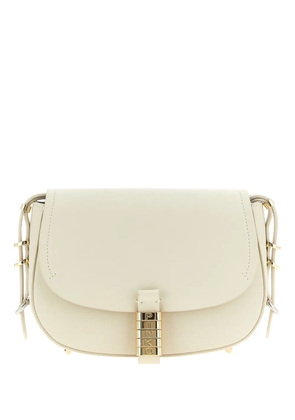 PINKO leather shoulder bag - White