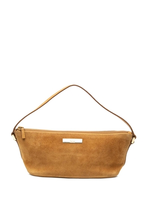 Gucci Pre-Owned 2000-2015 Suede Boat shoulder bag - Brown