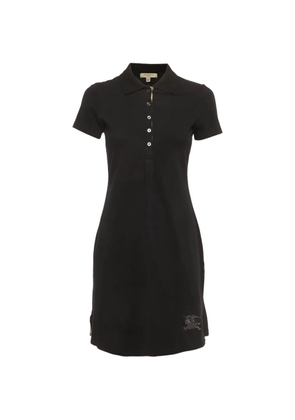 Burberry Pre-Owned piqué polo mini dress - Black
