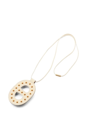 Hermès Pre-Owned 2022 Chaine Dunkle GM studs necklace - Neutrals