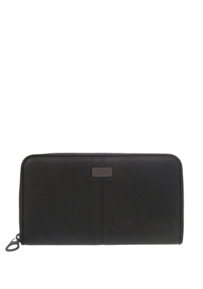 Bottega Veneta Pre-Owned 2024-2026 Grained Leather Zip Around Organizer Wallet long wallets - Black