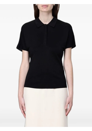 MeimeiJ short-sleeve polo shirt - Black