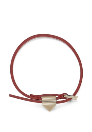 Valentino Garavani Rockstud leather bracelet - Red