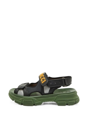 Gucci Pre-Owned Sega touch-strap sandals - Black