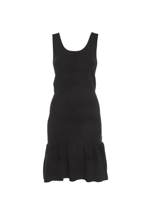 SANDRO ruffle-hem mini dress - Black