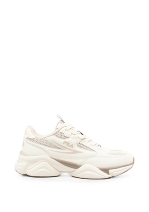 Fila logo-print sneakers - Neutrals