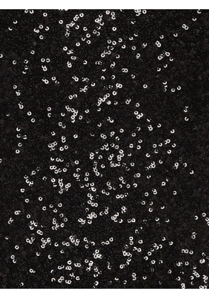 Maje sequin-embellished mini dress - Black