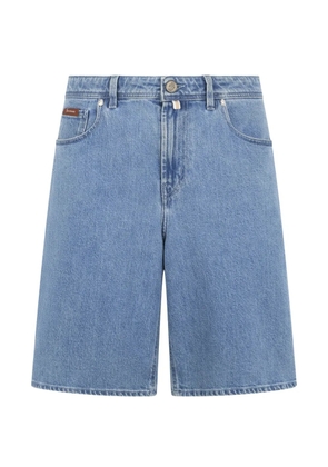 Billionaire logo-patch shorts - Blue