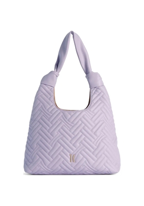 ALVIERO MARTINI 1° CLASSE quilted knotted shoulder bag - Purple