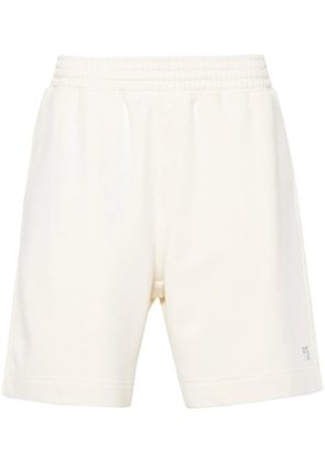 Givenchy embroidered-logo cotton bermuda shorts - White