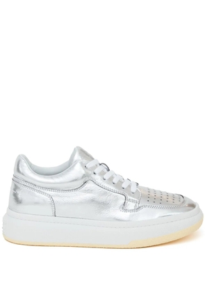 MM6 Maison Margiela lace-up sneakers - Silver