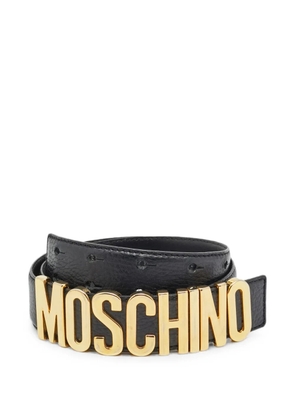 Moschino Pre-Owned Logo belt - Black