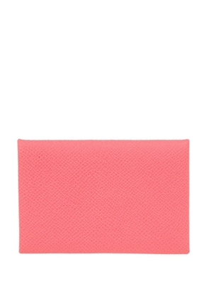 Hermès Pre-Owned 2015 Epsom Calvi Duo Wallet coin pouch - Pink