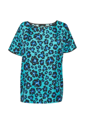 DSQUARED2 floral-print blouse - Blue