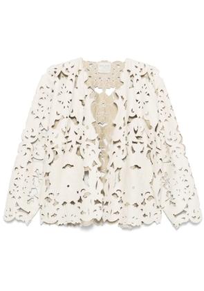 Forte Forte guipure-lace jacket - Neutrals